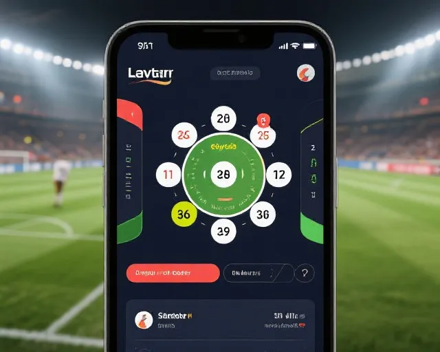 体育应用界面示意图